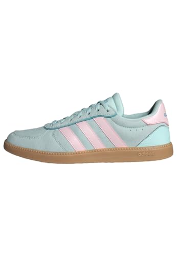 adidas Mujer BREAKNET Sleek Shoes, halo Mint/Clear Pink/Mint Ton, 40 2/3 EU