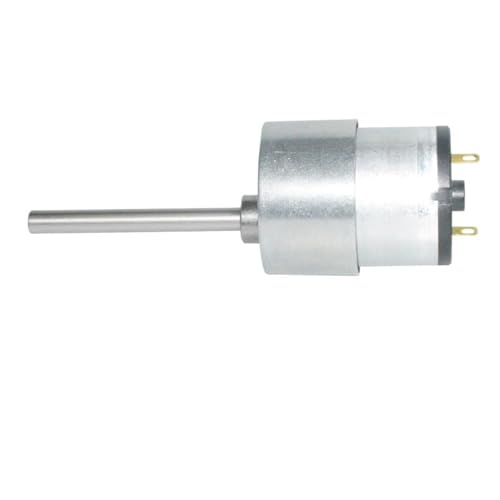 Moteur à courant continu 6V JGB37-520 avec un arbre long fileté M6 de 50mm et une vitesse de 200rpm