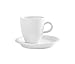 Price comparison product image Kahla Set of 2 White Porcelain Espresso Doppio Cups and Saucers