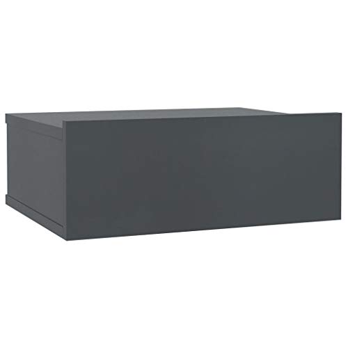 Mesitas de Noche Colgantes Gris Marca Goliraya