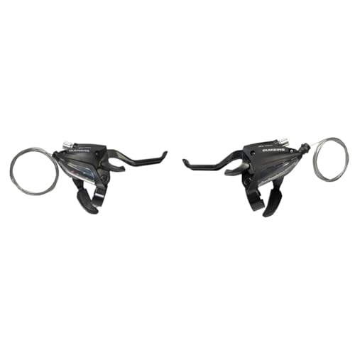 【セット買い】シマノ(SHIMANO) シフティング/ブレーキレバー(MTB) ST-EF500 右レバーのみ 8S 2フィンガー ブラック ESTEF5002RV8AL + シフティング/ブレーキレバー(MTB) ST-EF500-L 左レバーのみ 3S