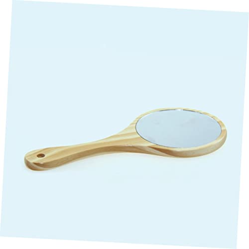 Espejo de Maquillaje Portátil Vintage de Madera miniatura 7