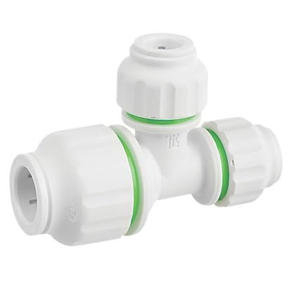 Shirenock Mentioned In Details Plastic Push-Fit Reducing Tee 15Mm X 10Mm X 10Mm, Suitable For Drinking Water, Suitable For Water Systems, Suitable For Hard & Soft Water Areas, 1 In Pack