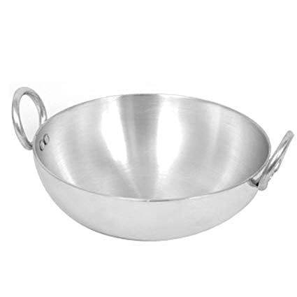 Buy Subaa Pure Iron Pre-Seasoned Cast Iron Kadai/Kadhai for Cooking and ...