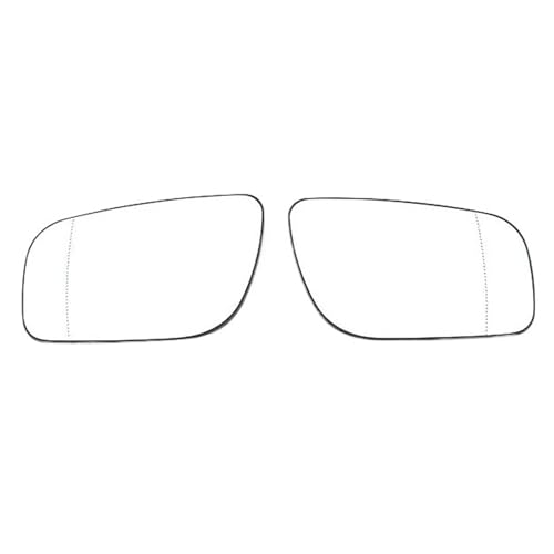 Rétroviseur glace Mercedes Classe E W211 lentille latérale grand angle 2003-2009 1pair