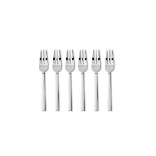 Sambonet Neutra W0724 - Set 6 forchette da torta, in acciaio INOX 18/10-52569A55 [SP] UVP: 30,90