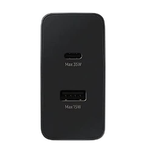 Image of 35W Dual Port,Type-C & USB-A,Cellularphone Fast Charger Compatible with Samsung (Cable Not Included),Black [CH280 LY9584