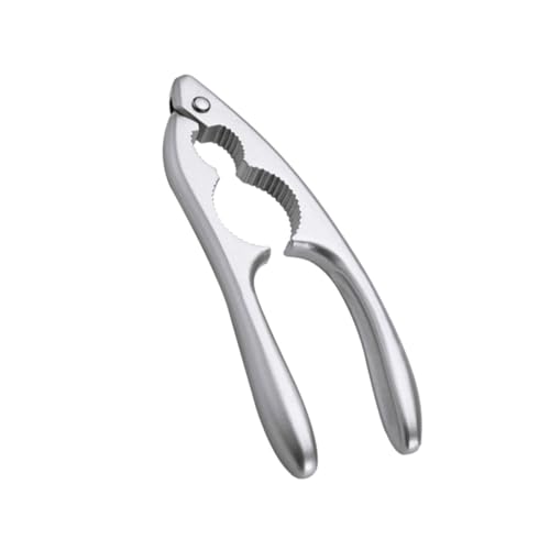 OKUMEYR Multifunctional Aluminum Alloy Nutcracker Walnut Clip Tool Nut Opener with Comfortable Grip Suitable for All Types of Nuts Easy to Clean Stylish Design for Kitchen