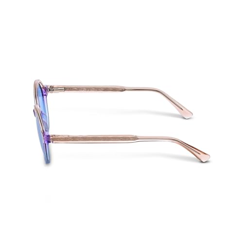 Image of HALDEN inchCOMET inch Series Sunglasses - Italian Sophistication & Japanese Precision in Classic Round Design, 1-Year Warranty