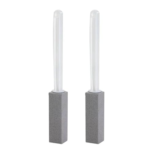 Toilet Brush Set, Cepillo De Baño Piedra Pómez con Mango, 2 Unidades, For Azulejos, Lavabo, Bañera, Elimina Manchas Óxido Y Cal