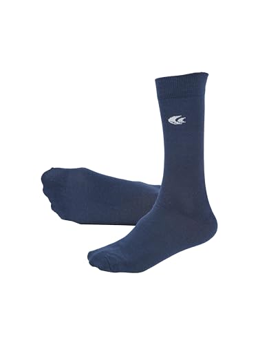 Image of Allen Cooper Men's Assorted Cotton Calf Length Socks with Stayfresh Treatment (Pack of 3) Free Size