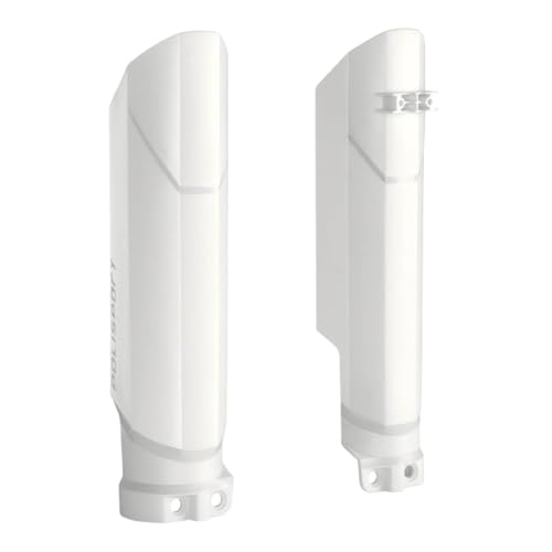 Protector de horquilla Polisport blanco contra golpes de rocas en motocicletas Beta