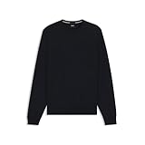 [BOSS] [ボス] レギュラーフィット セーター バージンウール ロゴエンブロイダリー メンズ XXL ダークブルー