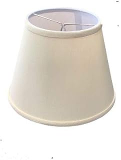Upgradelights Eggshell Silk 10 Inch Candelabra Clip On Lamp Shade Replacement
