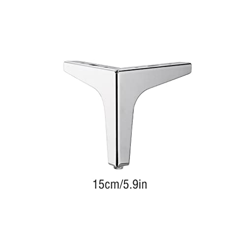 SUDNJIALQ 4 peças Pés de móveis Componentes de pés de sofá Acessórios de apoio Componente modificado