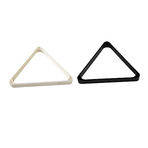 Hemoton 2Pcs Pool Billiard Triangle Rack Durable Billiard Ball Organizer Stable Design for Home Party Club Use Essential Billiard Accessory for Amateurs Professionals