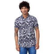 Image of Spykar Men's Regular Fit N /A Half Sleeve Printed Casual Shirts