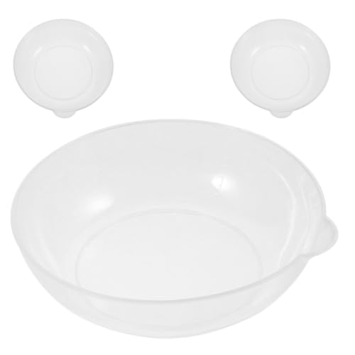 GETAJGHSD de Bandejas Capacidad 800 Ml para Balanza de Cocina 3 Piezas de Plástico Blanco Ligeras y Resistentes, Ideales para Tareas de Cocina Hogar