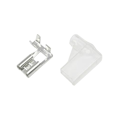Cosses à sertir contre les faux contacts : connecteur rapide femelle 6.3mm avec gaine silicone