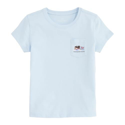 vineyard vines Girls' Swim Meet Whales Short-Sleeve Pocket Tee2