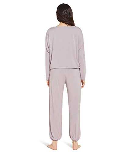 Image of Eberjey Womens Gisele Slouchy Pajama Set Purple Dust XS One Size