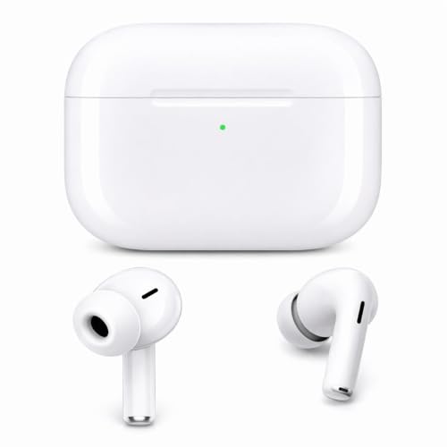 Image of Wireless Earbuds with Bluetooth 5.3, HiFi Stereo Sound, Quad ENC Noise Cancellation, IPX7 Waterproof, 50 Hours Playtime, White