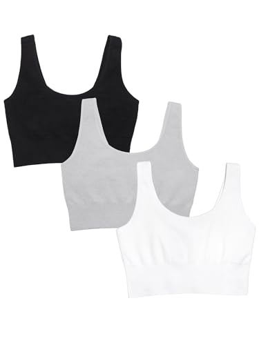 Image of Fruit of the Loom Women's 3-Pack Seamless Full-Coverage Back Smoothing Wireless Bra