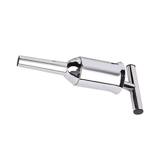 ABOOFAN Stainless Steel Sausage Stuffer Kit Compact Meat Filling Tool with Sausage Tubes for Home Use for Making Sausages and Filling Meat Bags and Easy to Clean