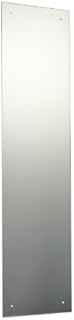 120 x 30cm Rectangle Bathroom Mirror with Drilled Holes & Chrome Cap Wall Hanging Fixing Kit