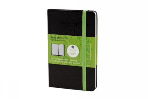 Moleskine Evernote Smart Notebook, Pocket, Squared, Black, Hard Cover (3.5 x 5.5)
