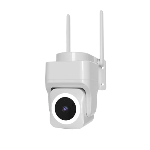energeeks Defender Pro - Cámara Vigilancia Exterior WiFi - IP66 - Ultra HD 4 MP - Detección Movimiento/Sonido - Audio Bidireccional - Luces LED y Sirena - Almacenamiento SD/Nube