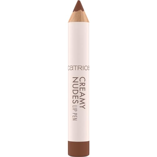 Catrice Creamy Nudes Lip Pen, matita contorno labbra, n. 050, marrone, con vitamine, nutriente, con oli, opaco, vegano, senza parabeni, senza particelle di microplastica, senza nanoparticelle,
