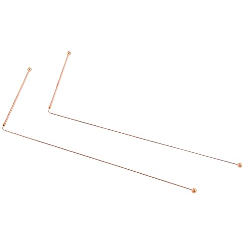 AILIMIAO Copper Dowsing Rods - 99.9% Pure Copper 2PCS Divining Rods Energy Water Witching Detector