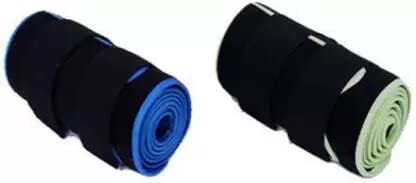 ANSHI Fat Reducing Fitness Belt Weight Loss Slimming Belt for Men and Women Pack of 2 Slimming Belt Black