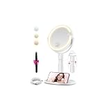 MOMOKUBA 20X Lighted Mirror with Tray