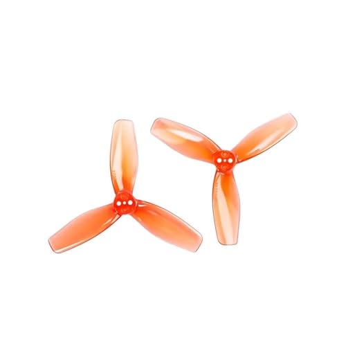 Hélices tripales 3 pouces polycarbonate pour propulsion et relances de drone FPV