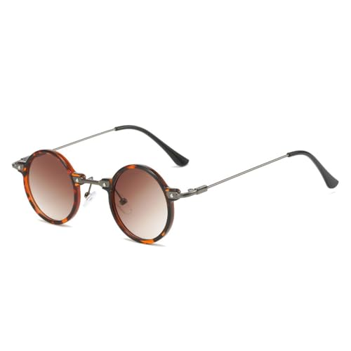 Lunettes de soleil rondes UV400 contre l'éblouissement rétro