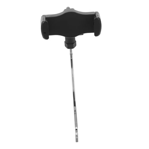 ifundom Saxophone Cell Phone Holder Clarinet Clamp Trumpet Holder Alto Saxophone Holder Alto Saxophone Stand Sax Microphone Holder Drum Microphone Clip Black Stainless Steel