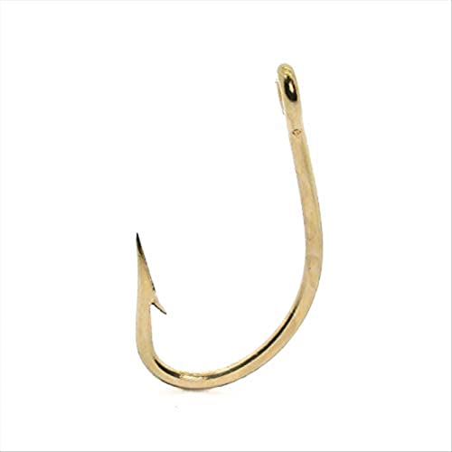 Hameçons de pêche Mustad O'Shaughnessy avec 3 tiges extra courtes en lot de 10 pièces