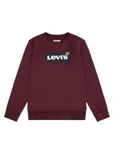 Levi's Cuello Redondo de murciélago Lvb Sudadera, Trufa de Chocolate, 12 años para Bebés