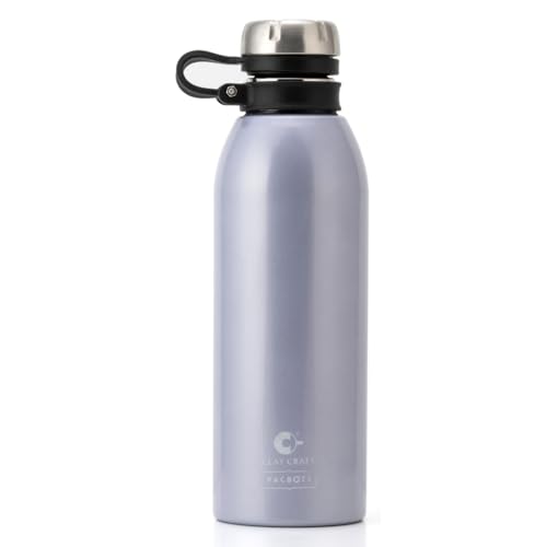 Image of CLAY CRAFT VACBOTT Charlie Double Walled|18 Hours Hot and 24 Hours Cold Water Bottle Vacuum Insulated Flask Bottle 900ml|1 Pcs Water Bottle|Travelling|BPA-Free|BIS Certified|1Year Limited Warranty