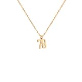 Homsuita Personalized Gold Number Necklace - Custom Baseball Basketball Football Number Necklace for