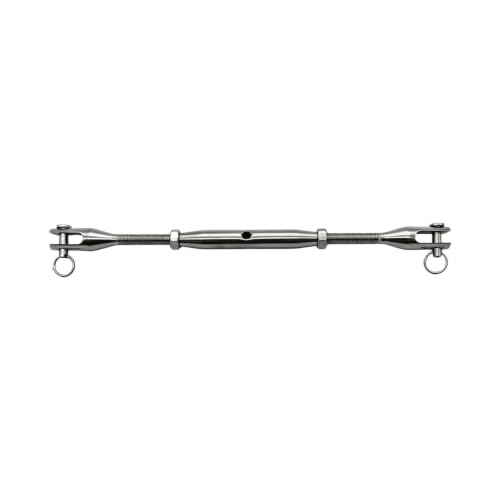 Tensor de Quijada con Ojal para Cable, Ajustador de Tensión con Rosca Lisa, Conector Desmontable de Hardware para Exterior miniatura 1