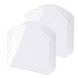 JEEZAO 2 Stück Serviettenhalter Acryl, U-förmiger Serviettenständer, Moderner Serviettenregal Papierserviettenhalter für Deko Tisch,Küche,Restaurant,Bar,Picknicktische (Weiß)