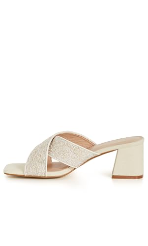 City Chic Women's Wide Fit Slide Sandals - Tuscany4