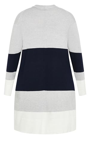 Image of Avenue Women's Keelyn Colorblock Cardigan