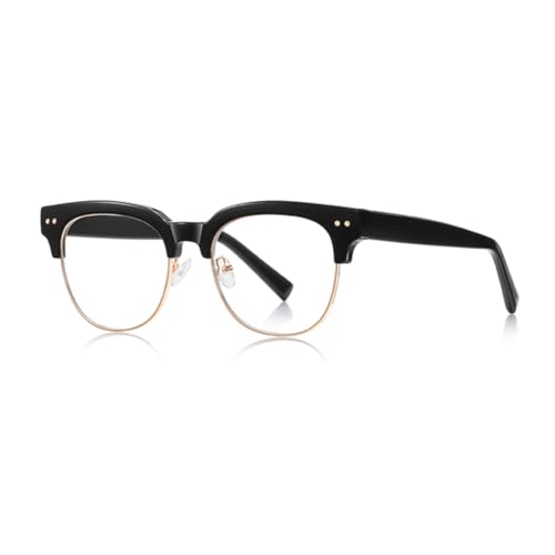 Lunettes demi-métal légères TR90 pour soulager la pression nasale des écrans