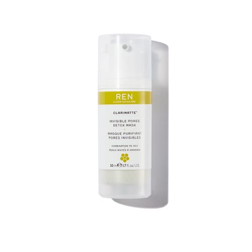 REN Clean Skincare Clarimatte Invisible Pores Detox Mask 1.7 Fl Oz
