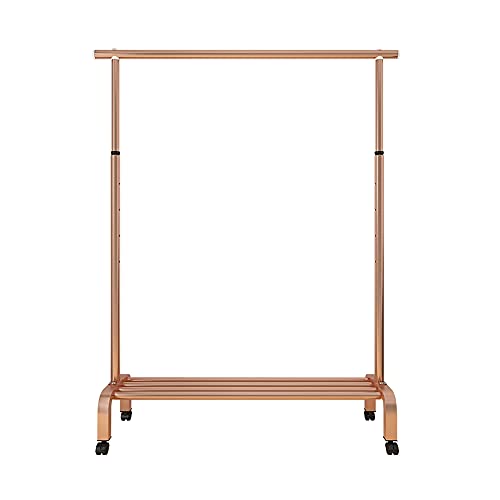 Support d'affichage à vêtements pliable et mobile en acier