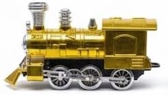 Gold Train Miniature Steam Engine Toy
